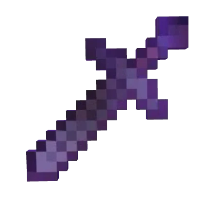 Enchanted Netherite Sword Back