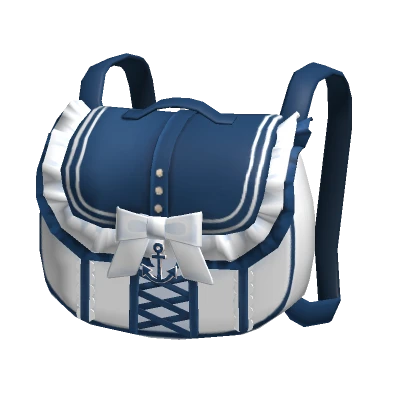 ⚓ Dark Blue Cutesy Kawaii Sailor Backpack 3.0