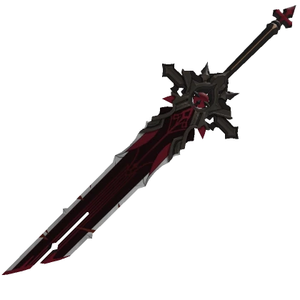 red cursed sword