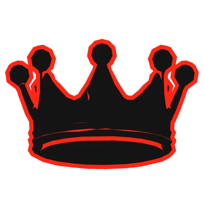 Red Cartoony Crown