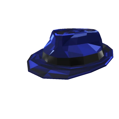 ✅ Blue Sparkle Time Fedora