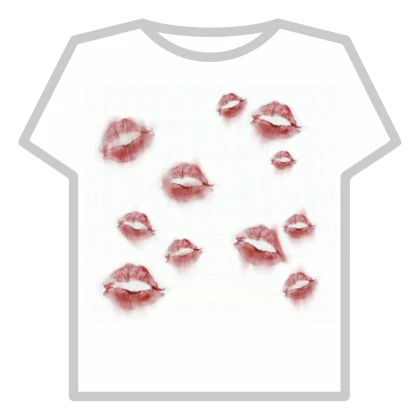 zombie goth emo lipstick marks blood stains