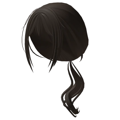 ♡ Anime Aura Ponytail Dark Brown