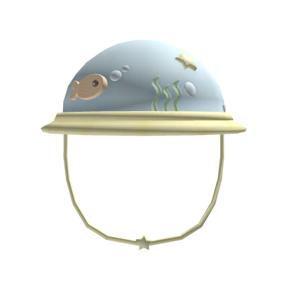 ♡ kawaii blue ocean fish bucket hat