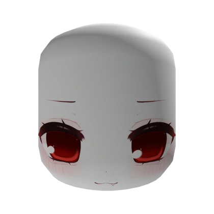 cute vampire face mask red eyes anime