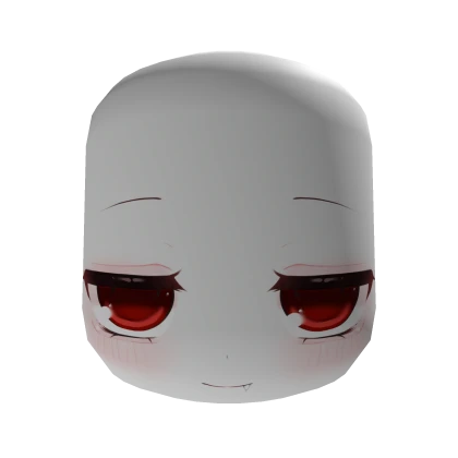 calm vampire face mask red eyes anime