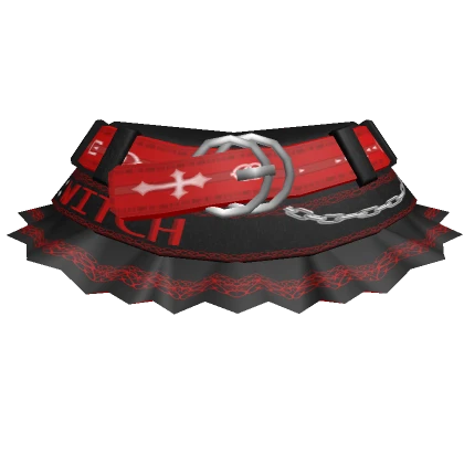 ❌Chibi Doll - Belt Red witch skirt