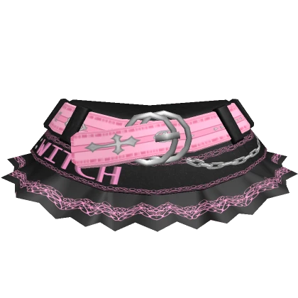 ❌Chibi Doll - Belt Pink witch skirt