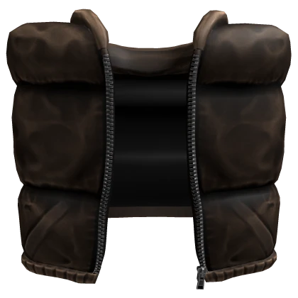 Brown Puffer Vest 1.0