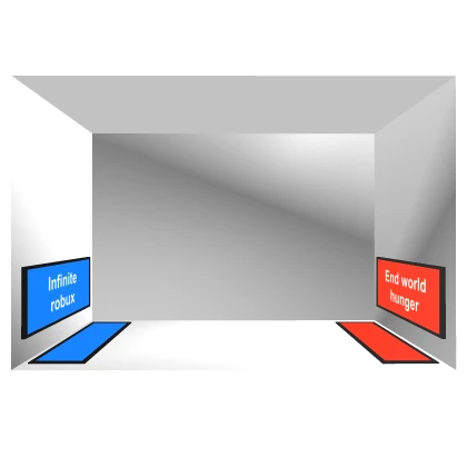 Meme: End World Hunger OR Infinite Robux
