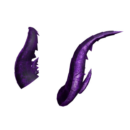 Purple Iron Spine Horns