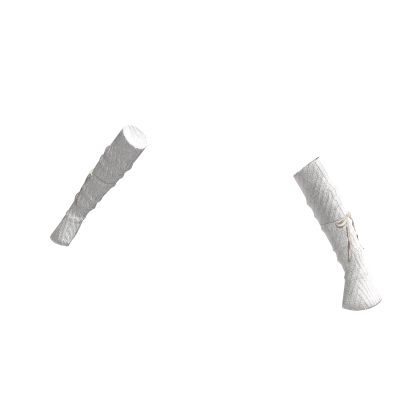 Knitted Ribbon Arm Warmers | White✔️