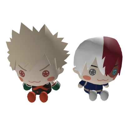 Explosion Hero X Fire & Ice Cute Plush