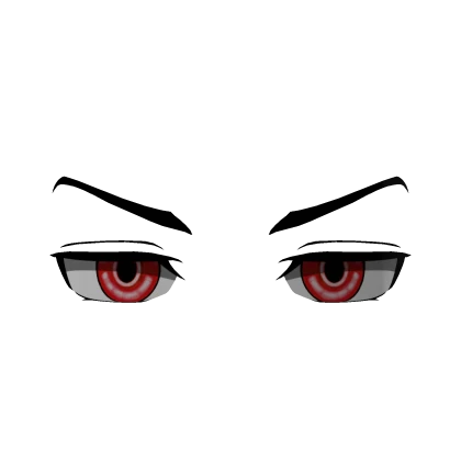 Serious Warden Eyes Red (3D Face Accessory)