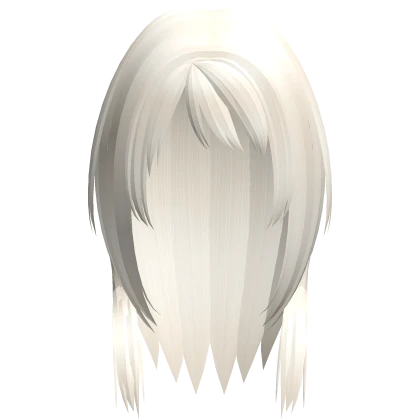 long off white blonde pastel fatal hair bangs 
