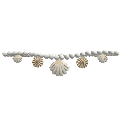 3.0 Pearl belly chain with Beach shells