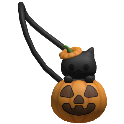 ♡ spooky halloween pumpkin kitty purse