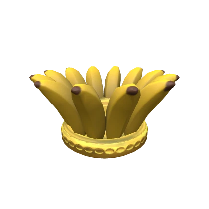 Royal Banana Crown Regal Funny Yellow