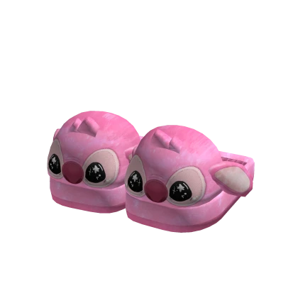 Cute Pink Alien Slippers