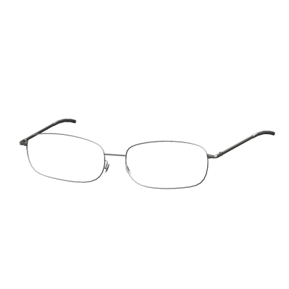 2000's Metallic Office Siren Glasses in Silver