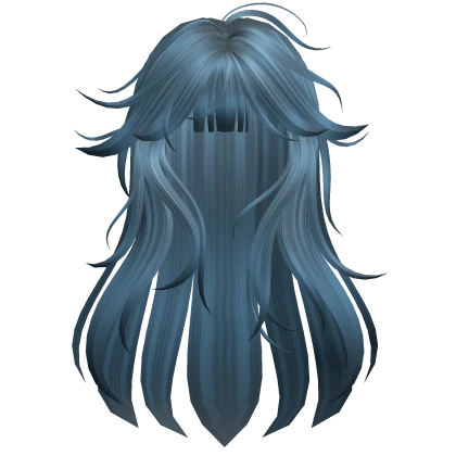 Dreamy Blue Girl Hair