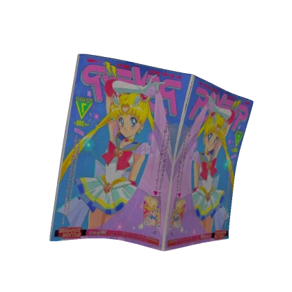 vintage sailor moon anime magazine