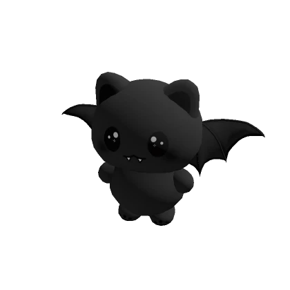 ♡ bat kitty plushie (holdable)