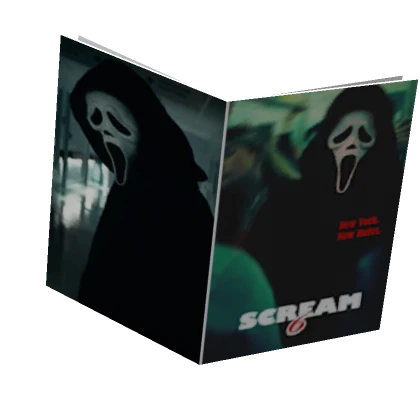 Ghost Face Scream horror magazine book