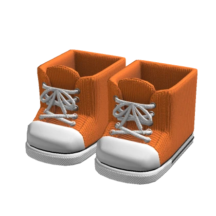 Orange Canvas Shoes