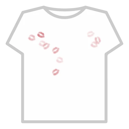 Valentine lipstick print