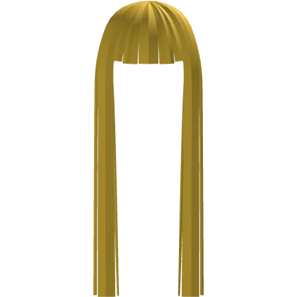 Yellow Noob Long Straight Hair Bangs