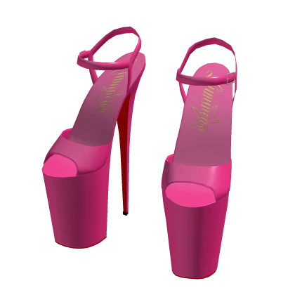 Y2K Extreme Platform Stiletto Heels | Hot Pink