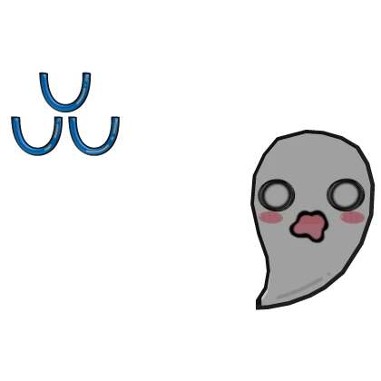 ♡ shocked ghost soul out of body expression