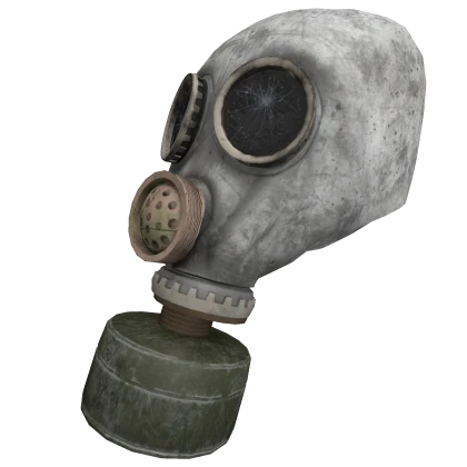 Post-Apocalyptic PMG-2 White Gas Mask