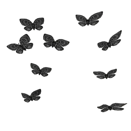 Black and White Grey Moth Grunge Fairycore Aura