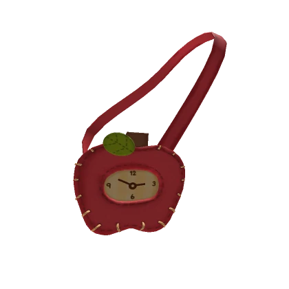 Apple Clock Crossbody Bag