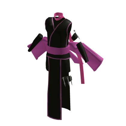 Ninja Kunoichi-style clothes purple