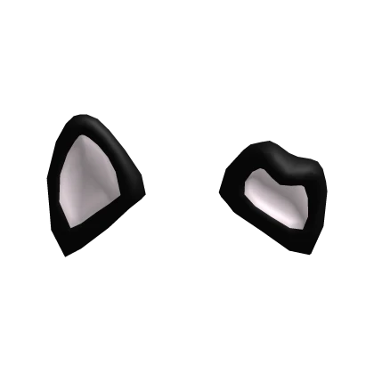 droopy black puppy dog ears