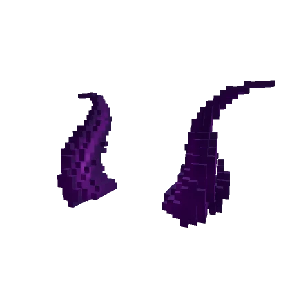 8-Bit Purple Iron Horns