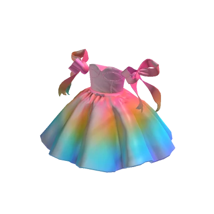 ✨ Pretty in Colors Princess Bows Dress