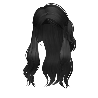 Playful Ponytail Gyaru School Girl Hair Black