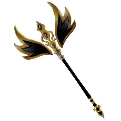 Golden Royal Staff black and gold