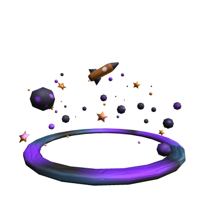 Space Aura Ring Purple Trendy