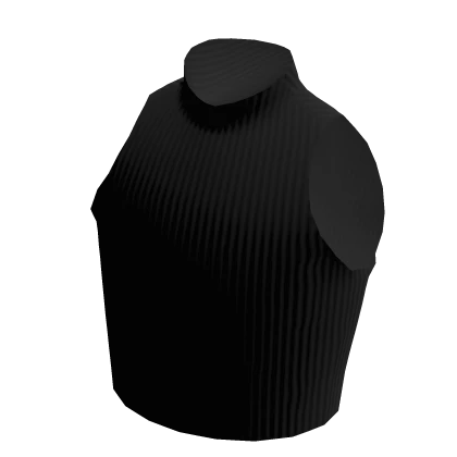 Black Designer Crop Top
