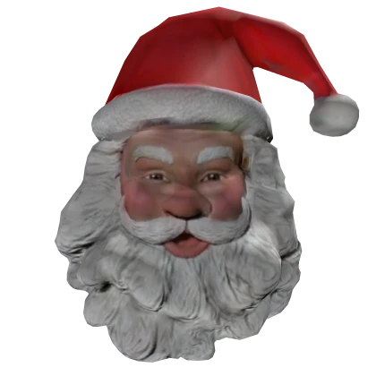 Realistic Santa Head