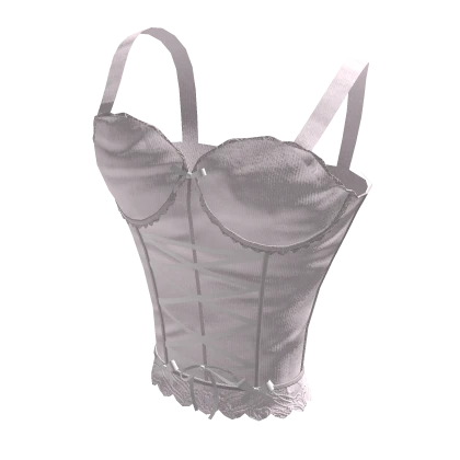 Lucy Set- White Corset 