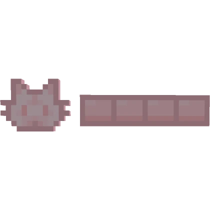 Light Pink Cat 8-Bit Health Bar