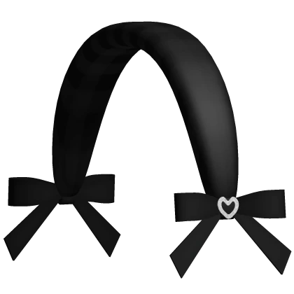 ♡ pretty black headband