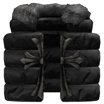 Chrome Cross Puffer Vest