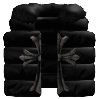 Chrome Cross Puffer Vest